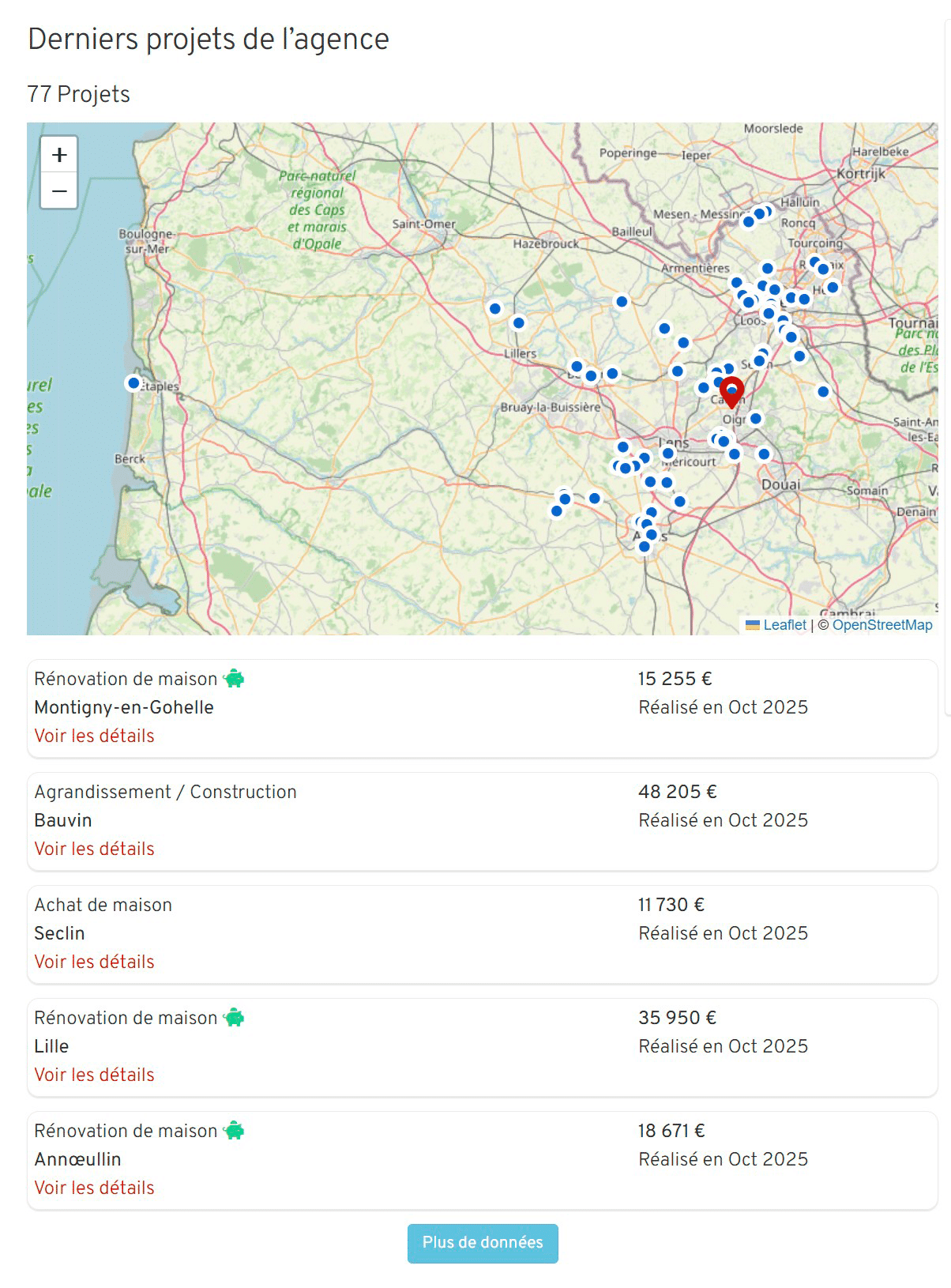 Courtiers en travaux 14 Vitrine agence courtiers en travaux 2