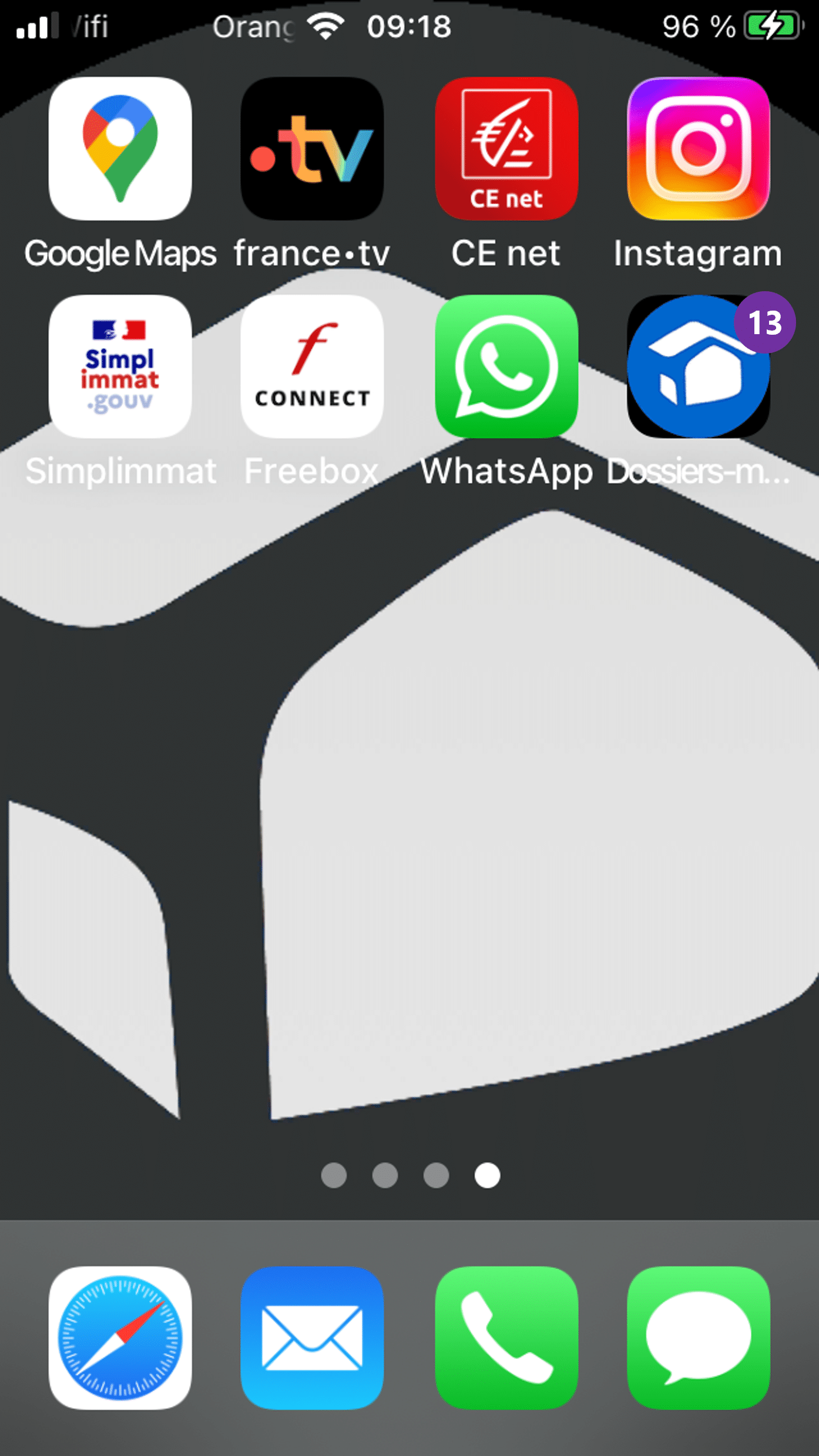 Application mobile icone