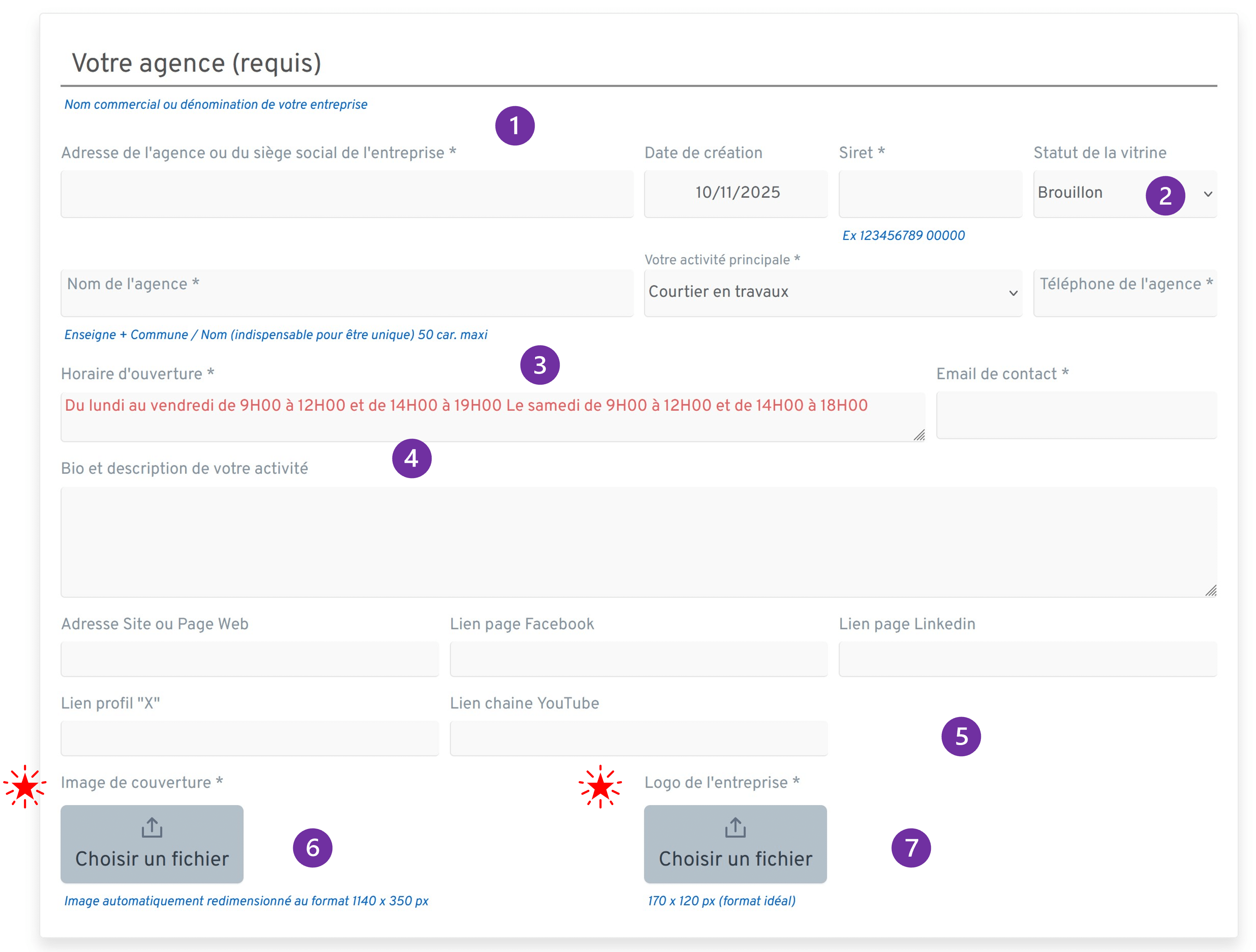 Section votre agence – 2 Section votre agence 2