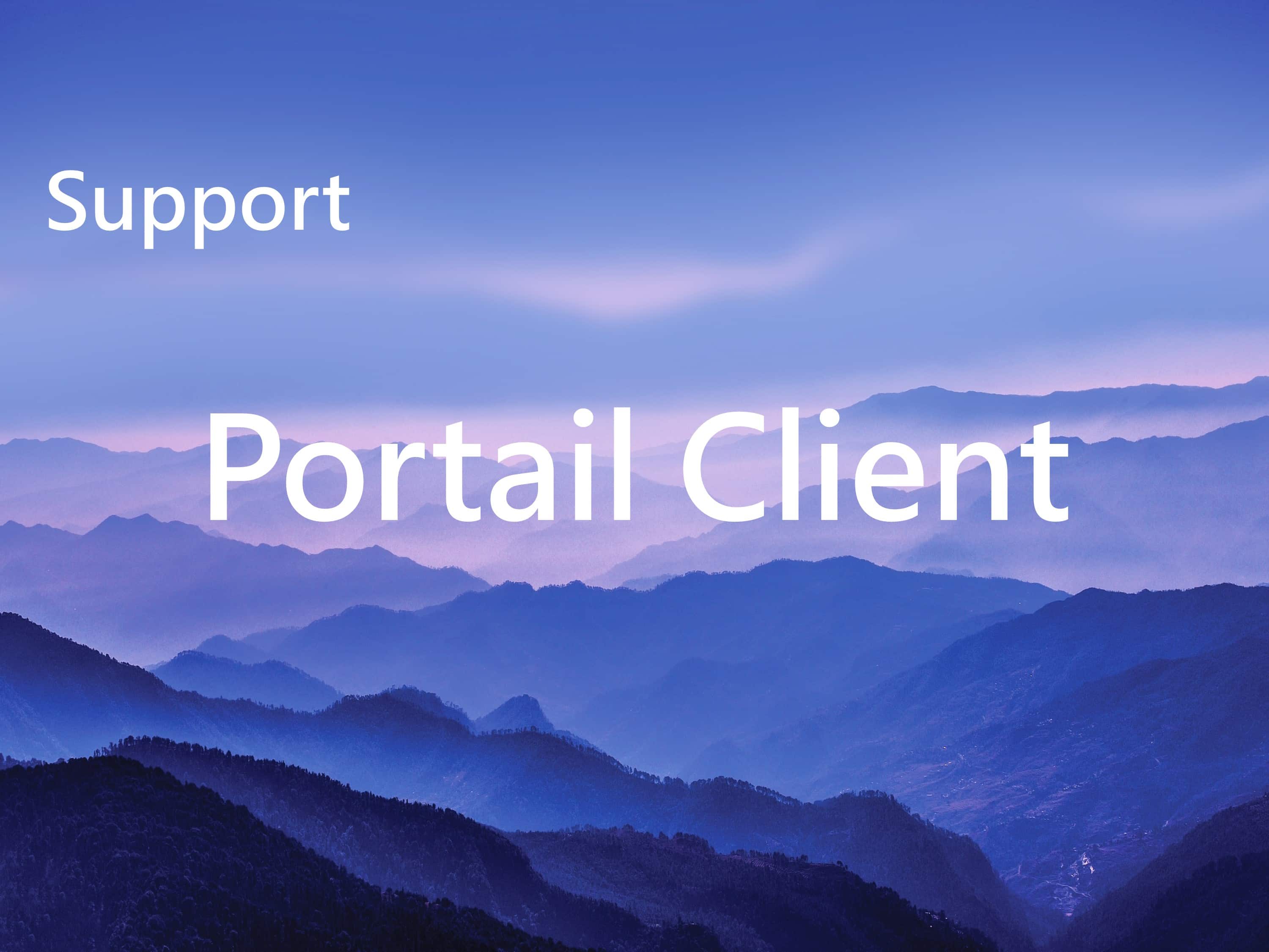 Support Portail client
