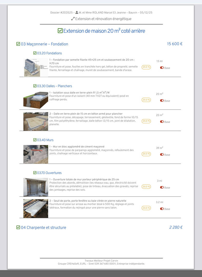 Cahier des charges 6 Cahier des charges Page ouvrages
