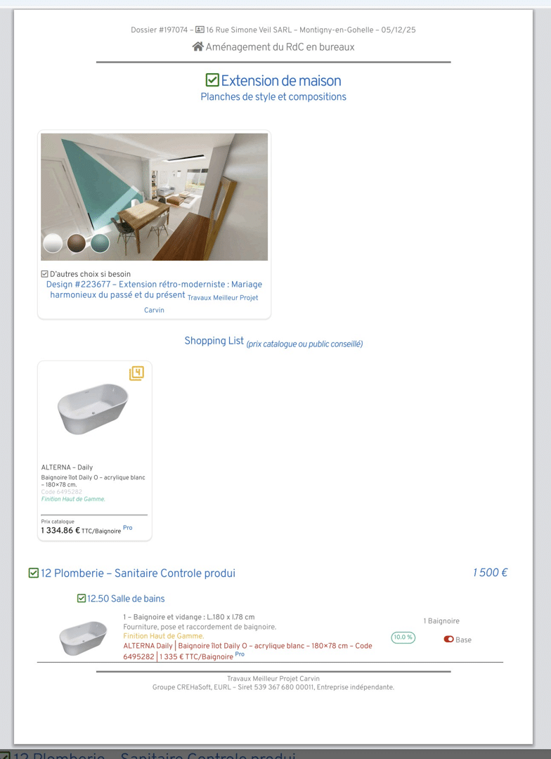 Cahier des charges 5 Cahier des charges Page produits