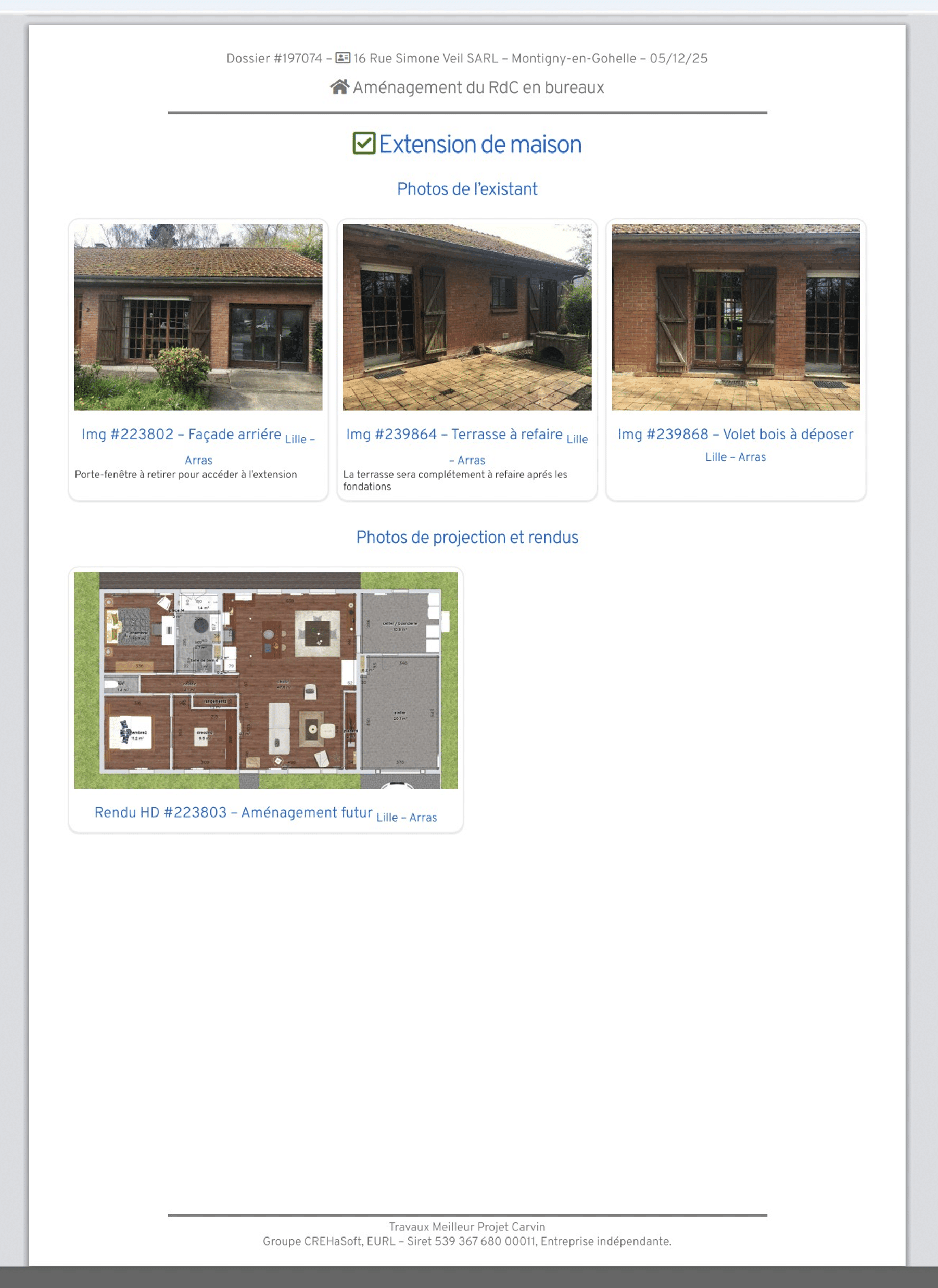 Cahier des charges 4 Cahier des charges Page section