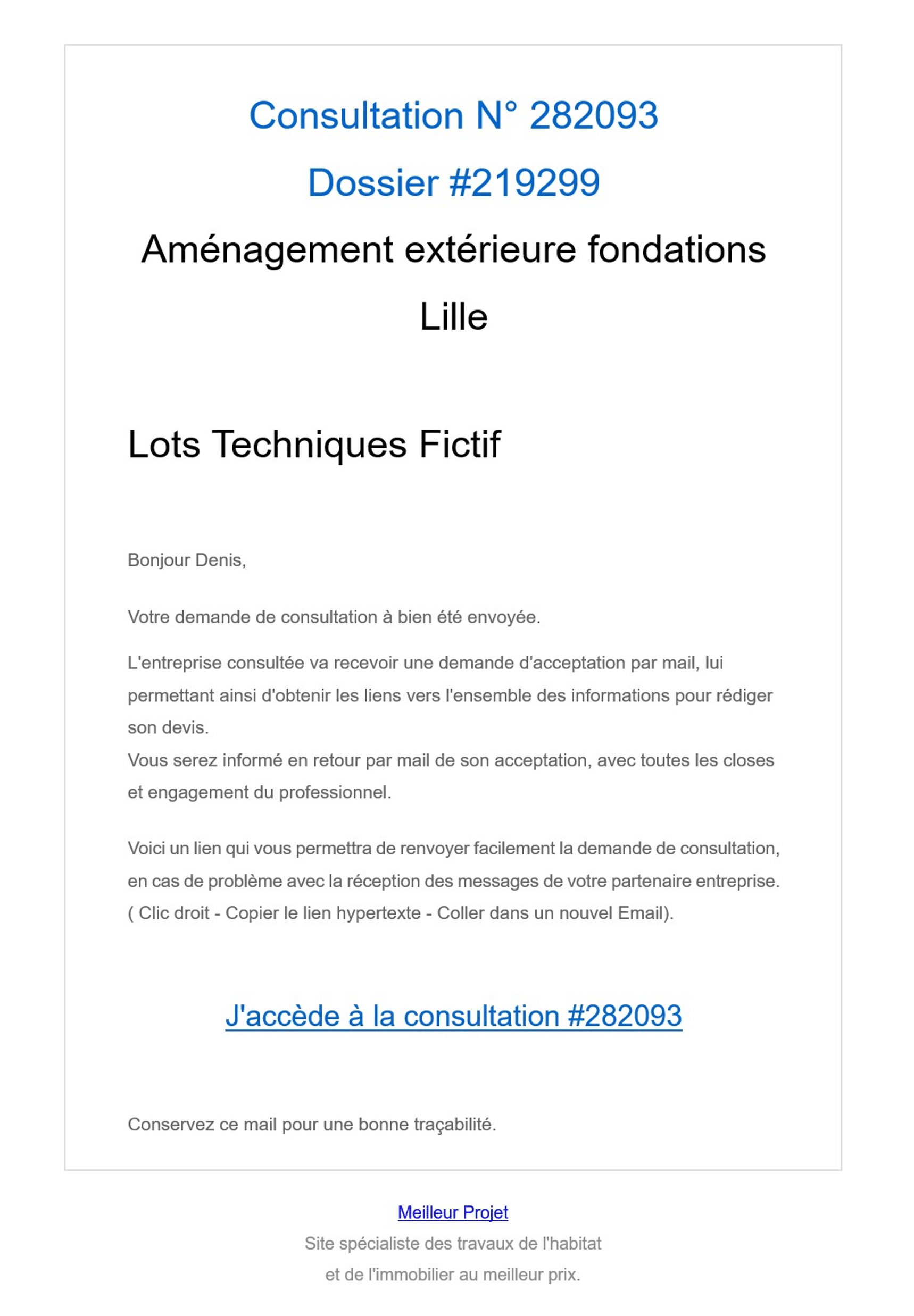 Consultations 4 Consultations confirmation denvoi