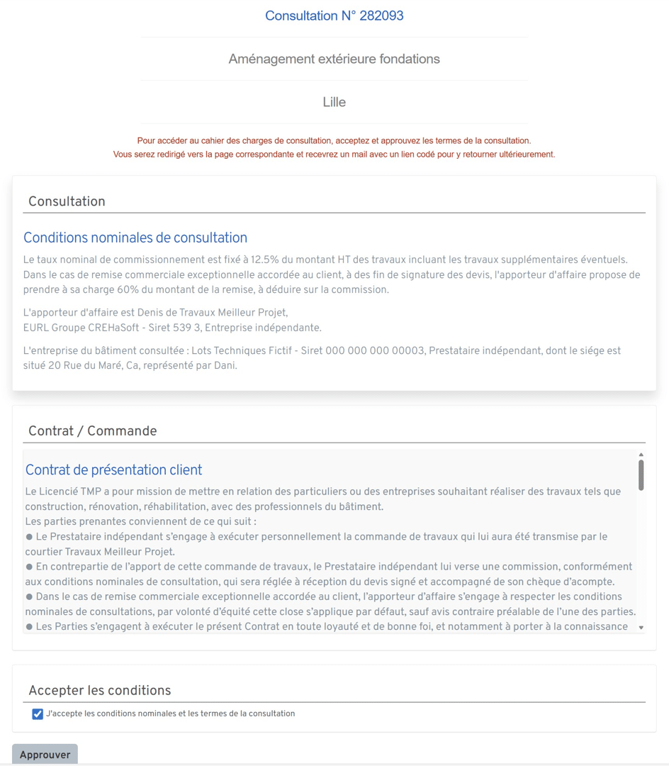 Consultations 6 Consultations page de consultation