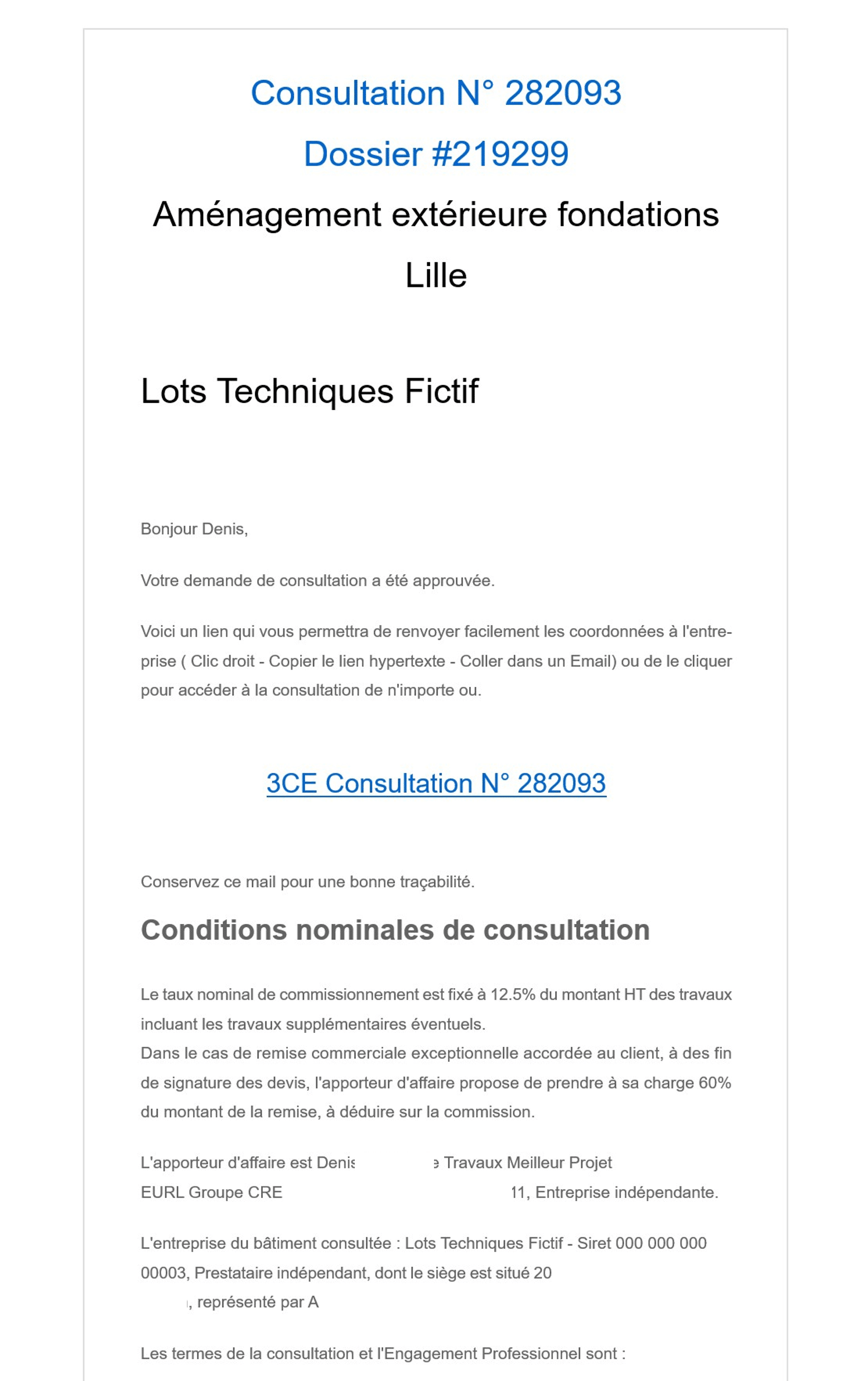 Consultations 7 Consultations tracabilite des conditions de consultation