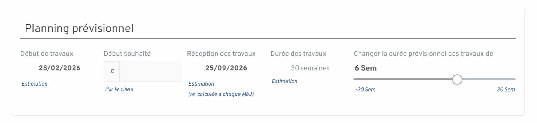 Dossiers clients 12 Dossier client planning previsionnel