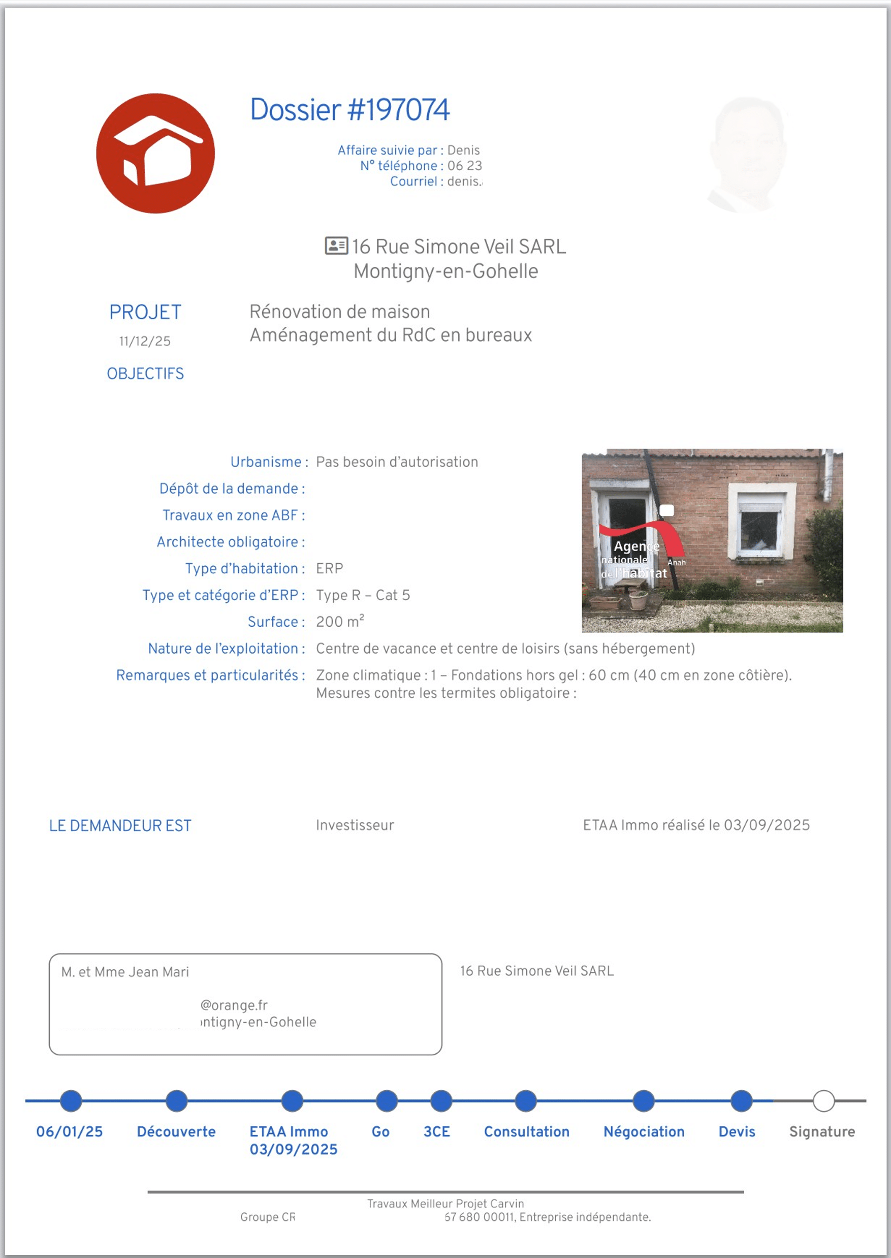 Proffer 2 Proffer Fiche client