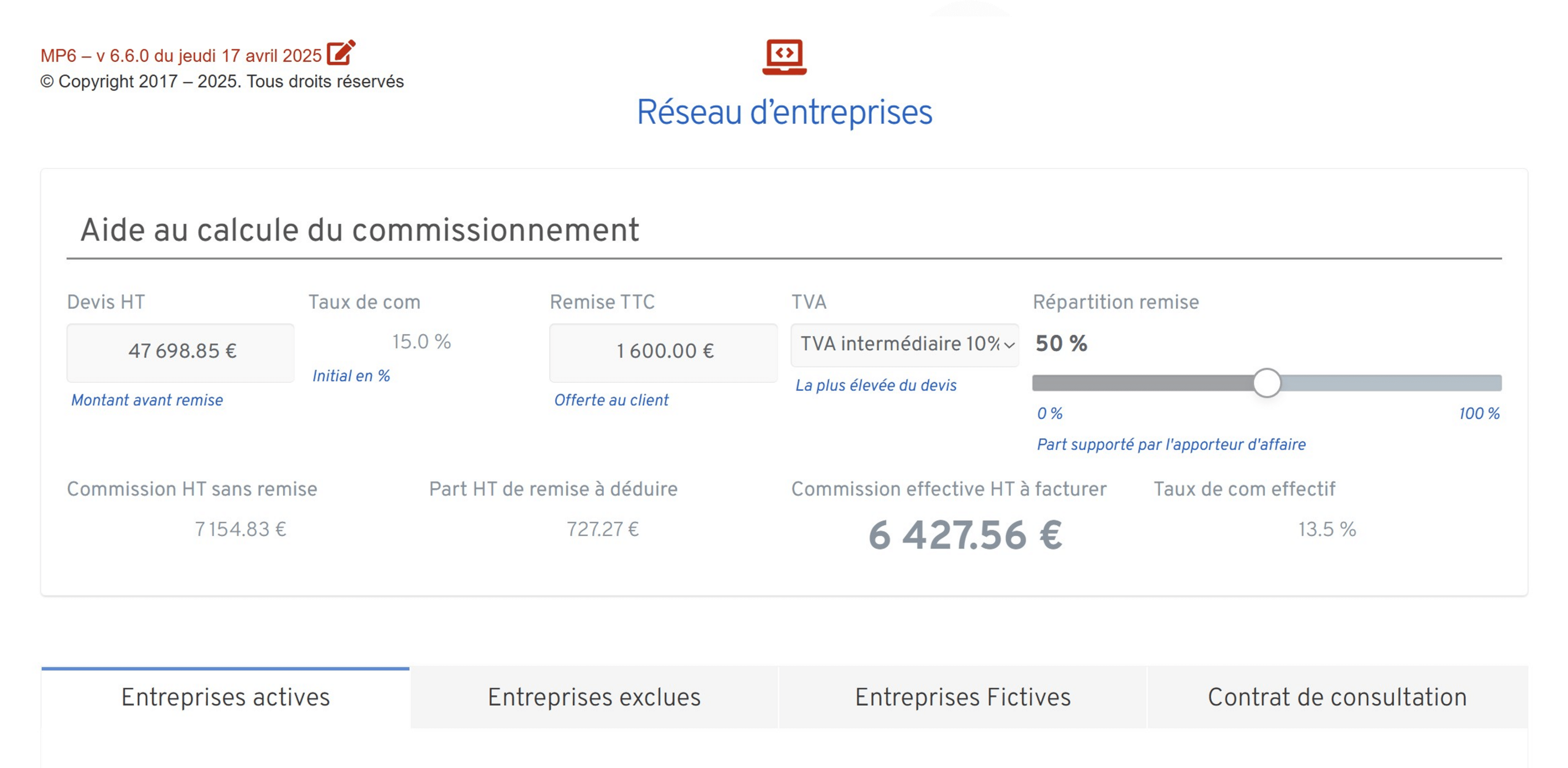 Réseau d'entreprises 2 Reseau dentreprises calcul de la commission scaled